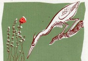 Heron Stalking Illustration